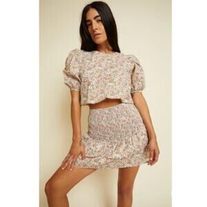 Nation LTD Pink Nili Party Skirt Mini Skirt in Dear Abby Size Small